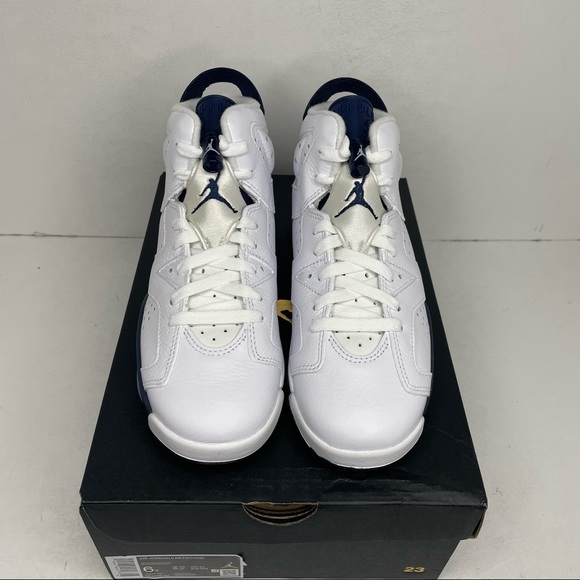 Nike Air Jordan 6 Retro GS “Midnight Navy” NEW 2022 - Picture 2 of 4